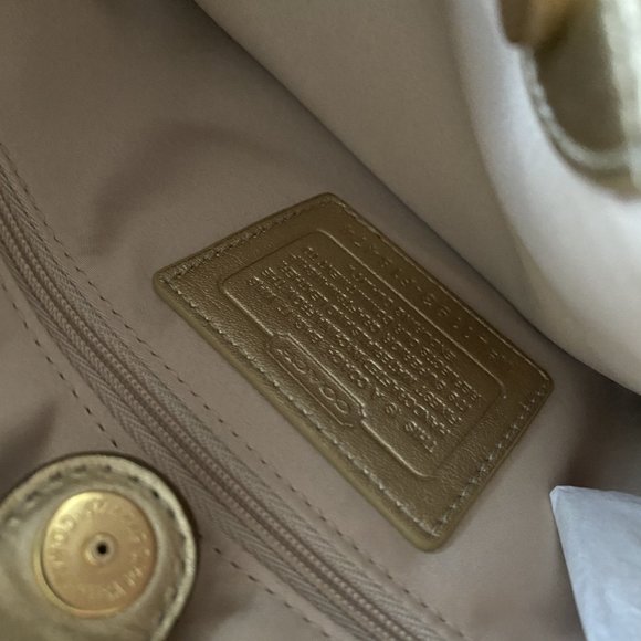 Brand New Gold Coach Purse with Tags! - Picture 7 of 12